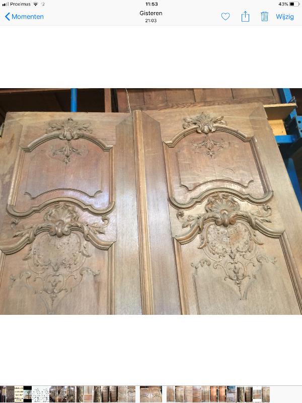 Doors regence styl 