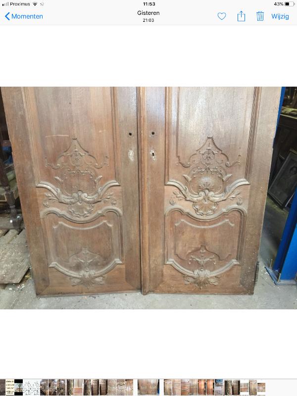 Doors regence styl 
