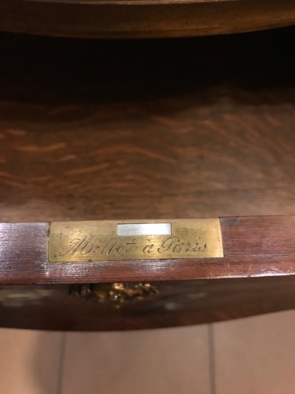 Table signed Millet Paris 