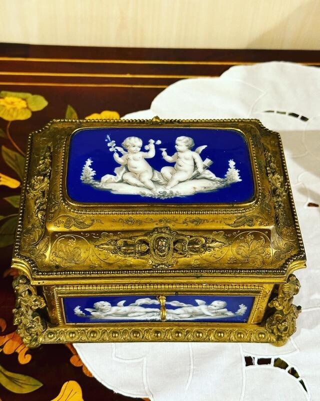 Box bronzes with sevres 