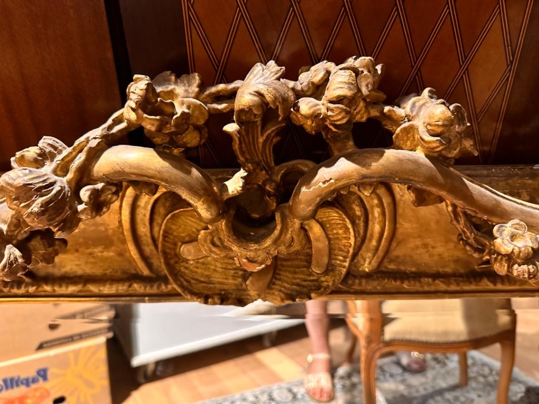 Wooden guilded frame