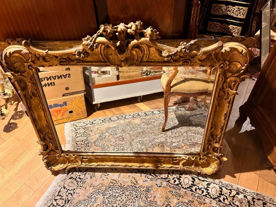 Wooden guilded frame